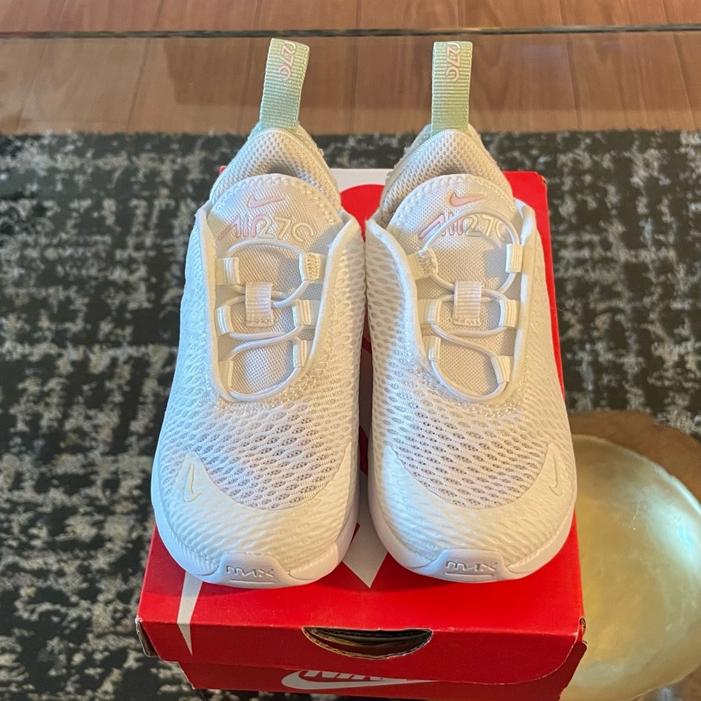 Nike Kids Air Max 270 Cream Sneakers